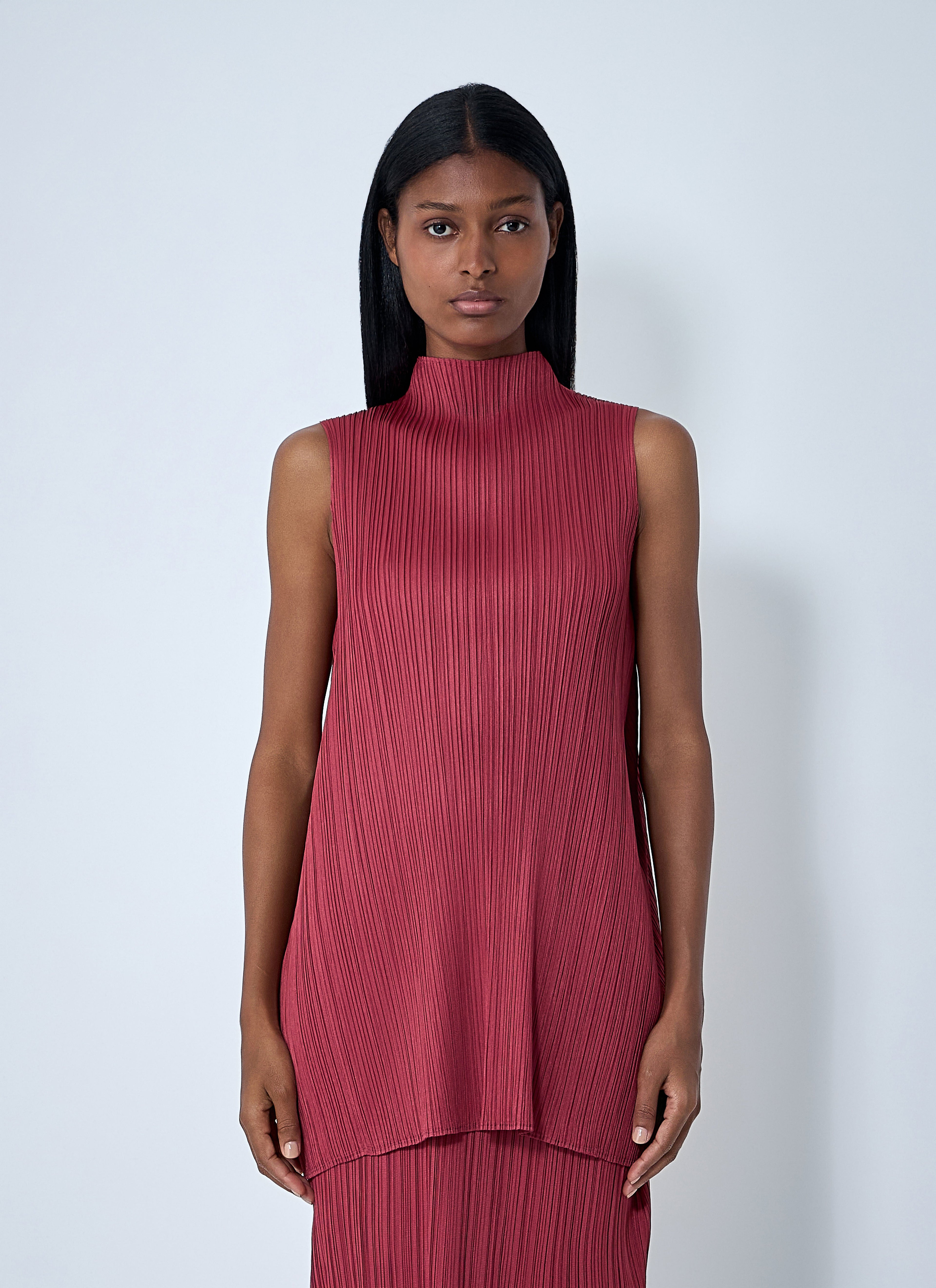Pleats Please Issey Miyake Women Pleated Top