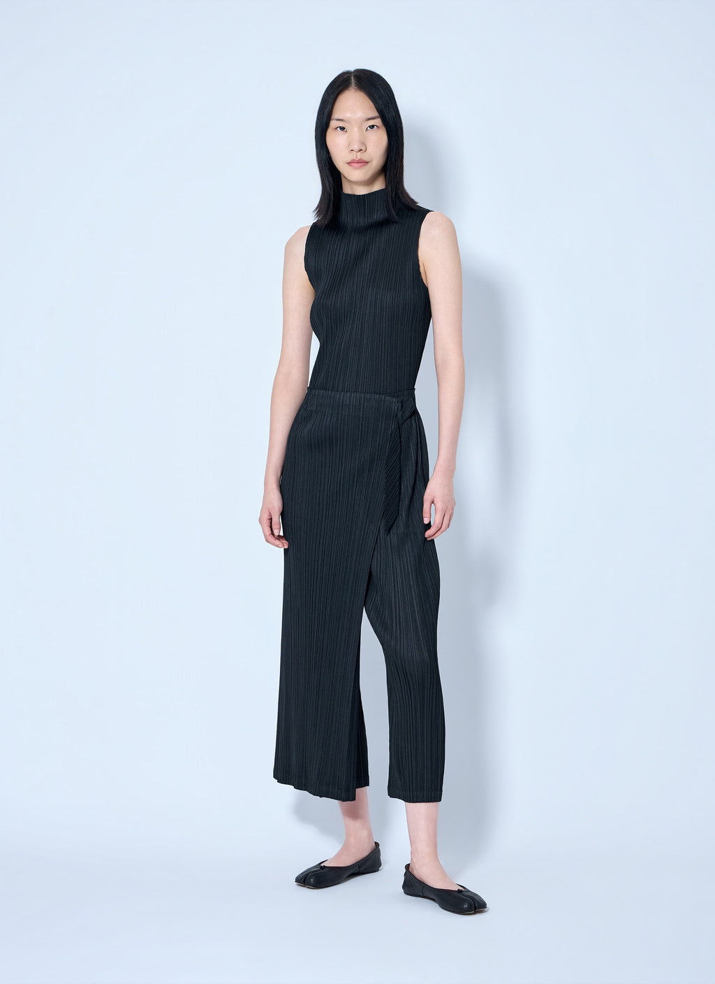 Pleats Please Issey Miyake Women Pleated Wrap Skirt