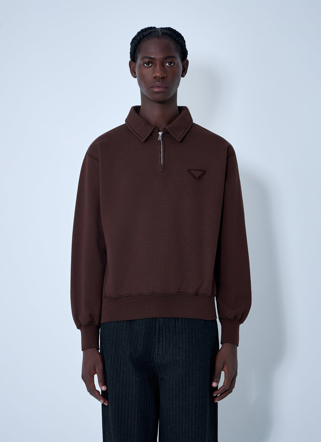 Prada Men Logo Motif Sweatshirt