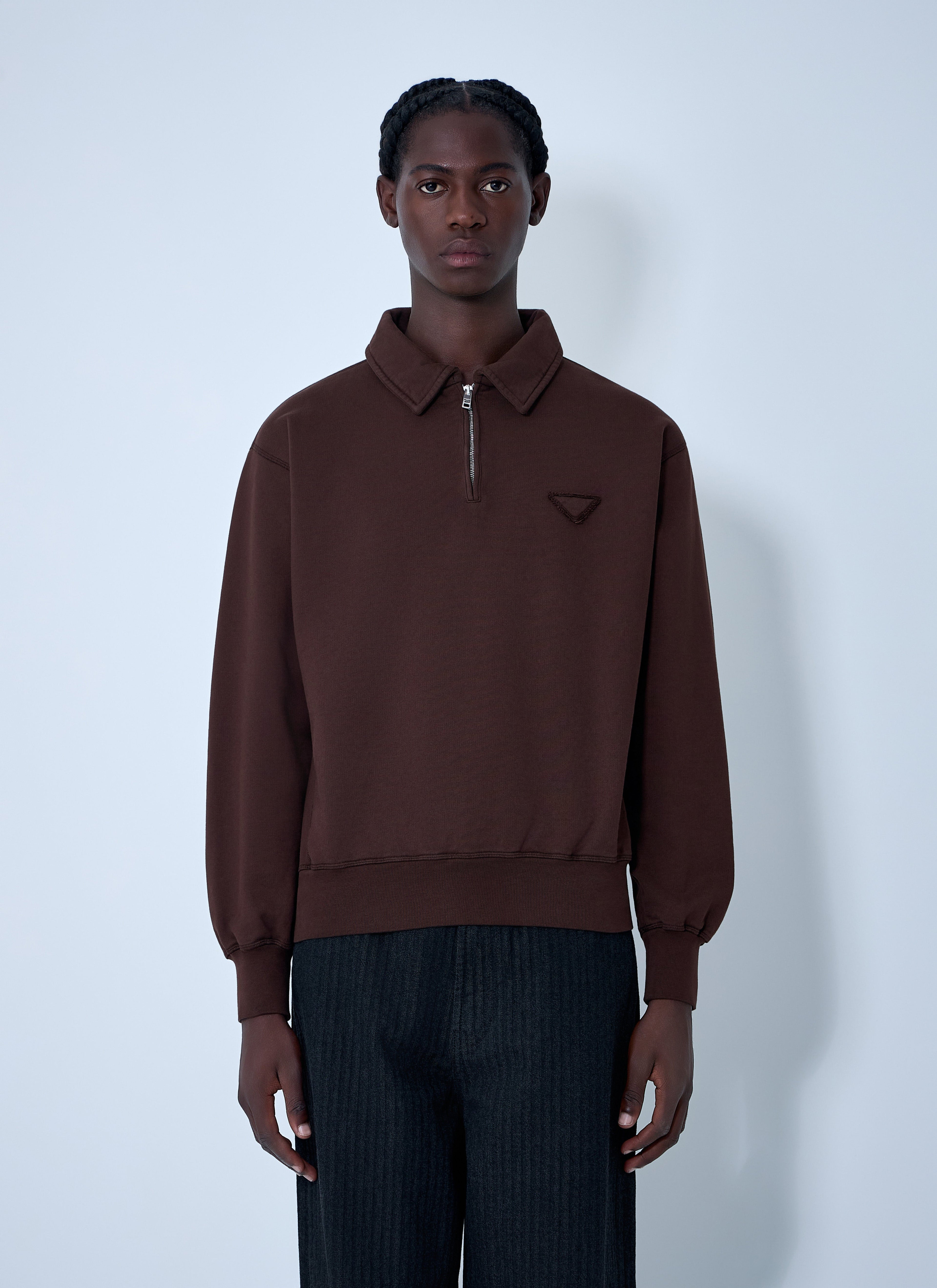 Prada Men Logo Motif Sweatshirt
