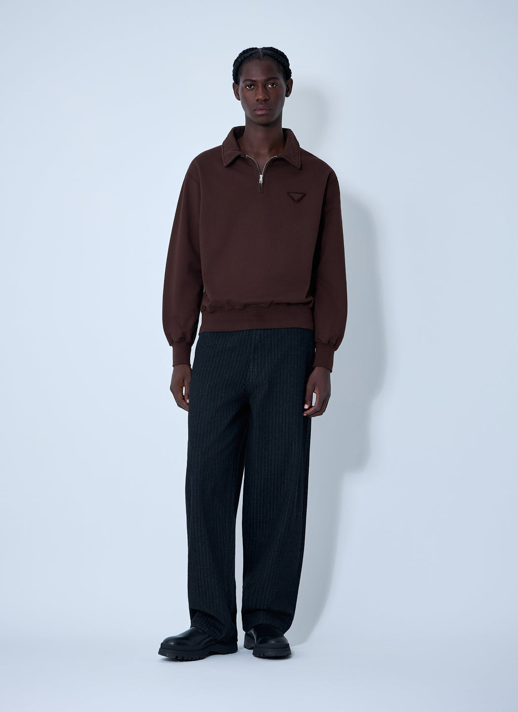 Prada Men Logo Motif Sweatshirt
