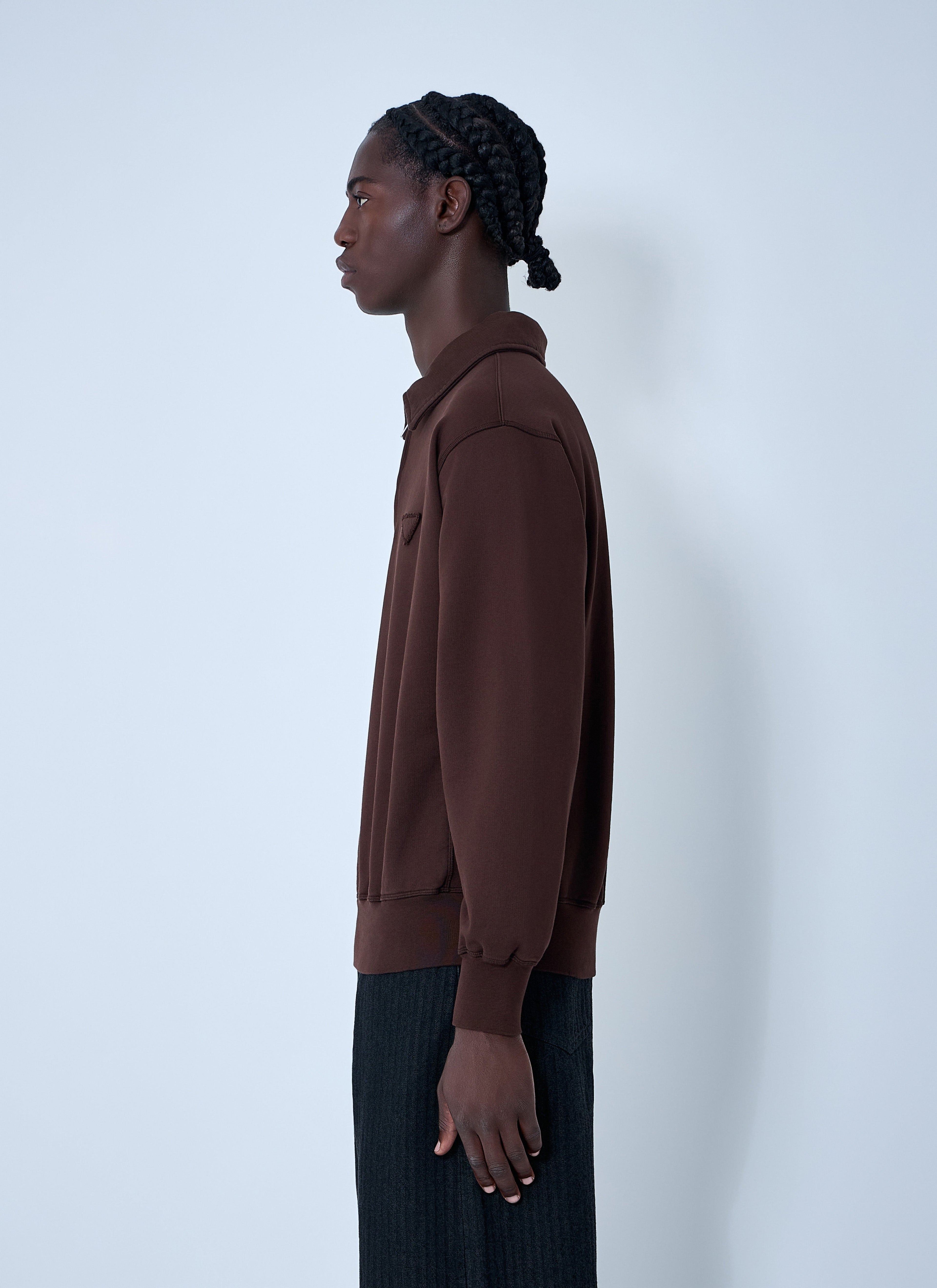 Prada Men Logo Motif Sweatshirt