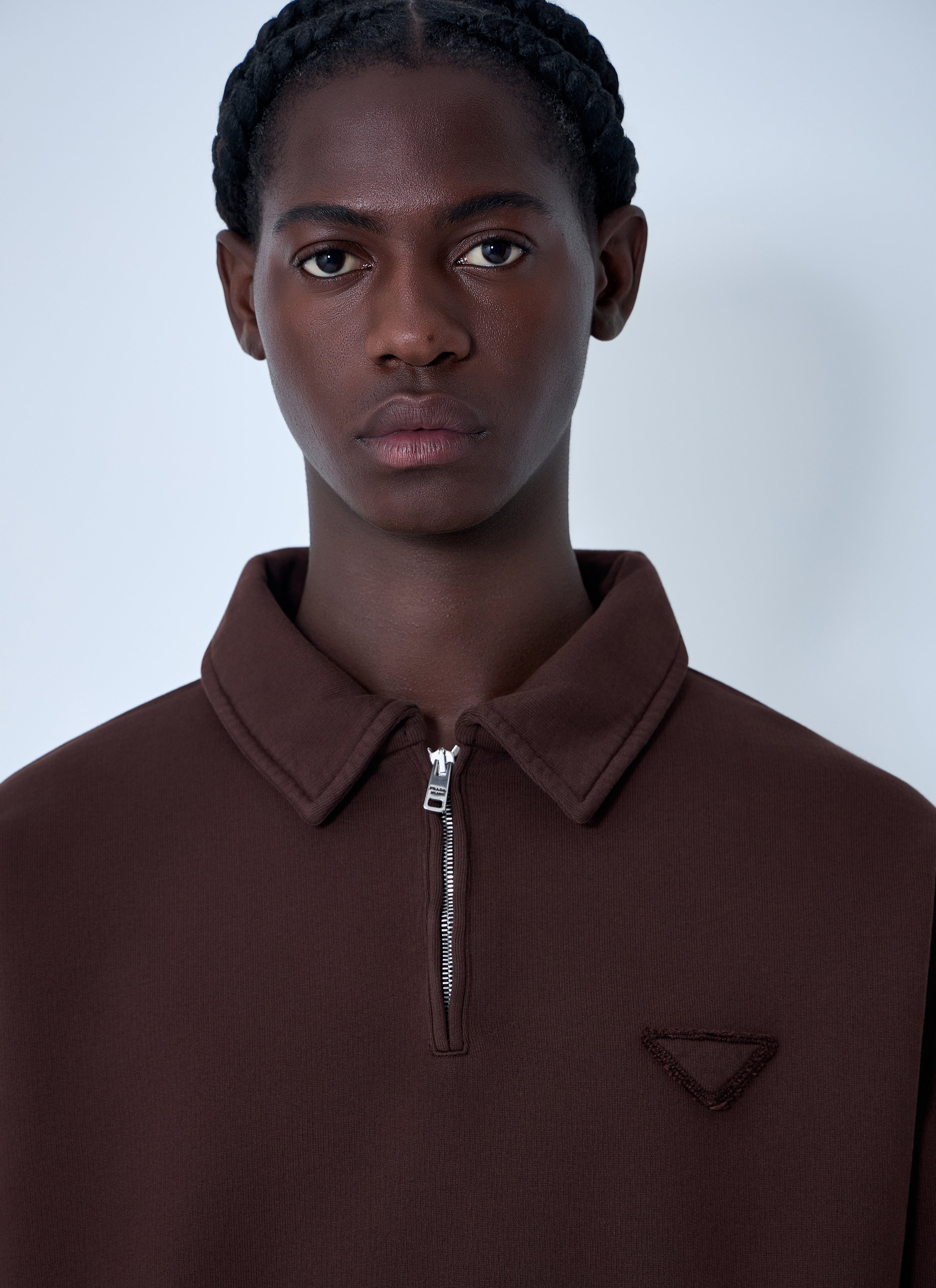Prada Men Logo Motif Sweatshirt