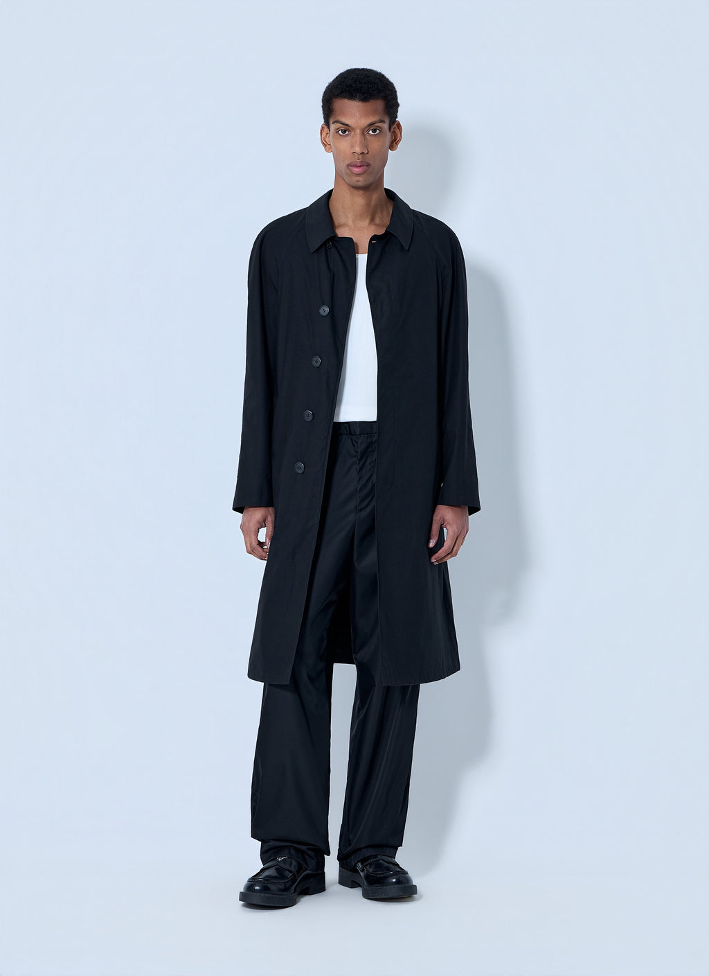 Prada Men Classic Single-Breasted Coat