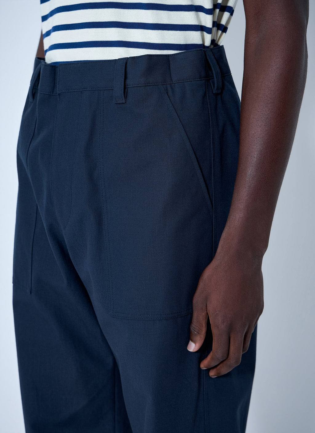 Prada Men Wide-Leg Tailored Trousers