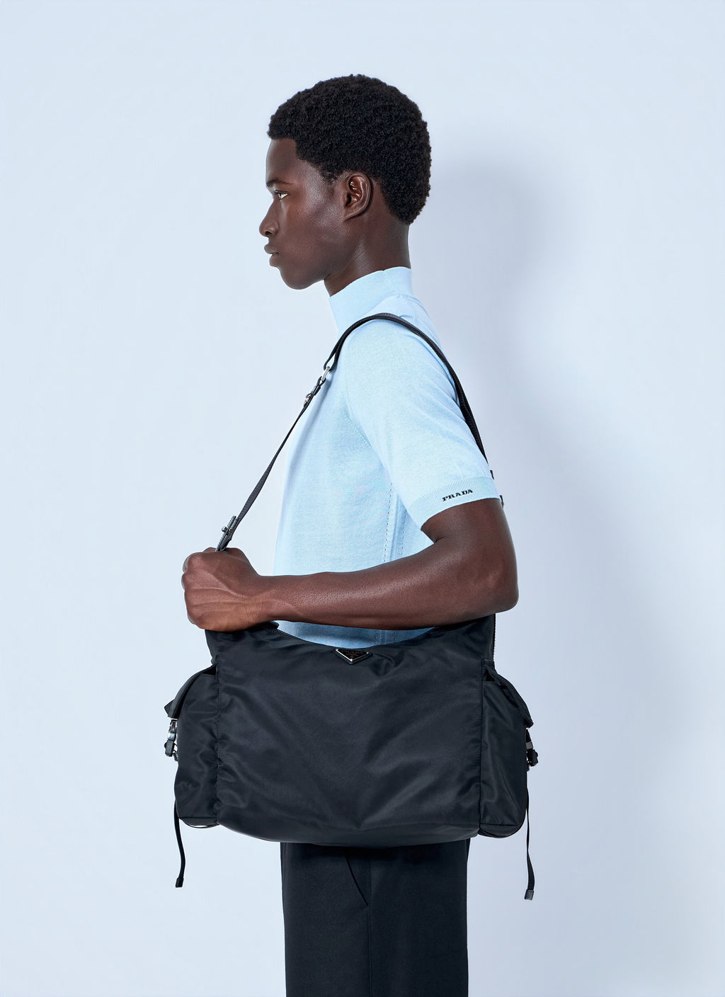 Prada Men Explore In Re-Nylon Crossbody Bag