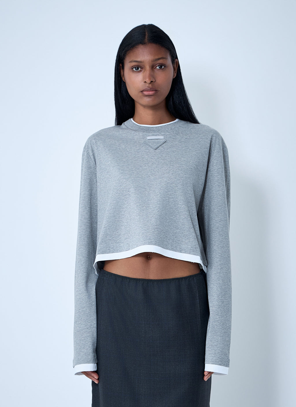 Prada Women Logo Motif T-Shirt