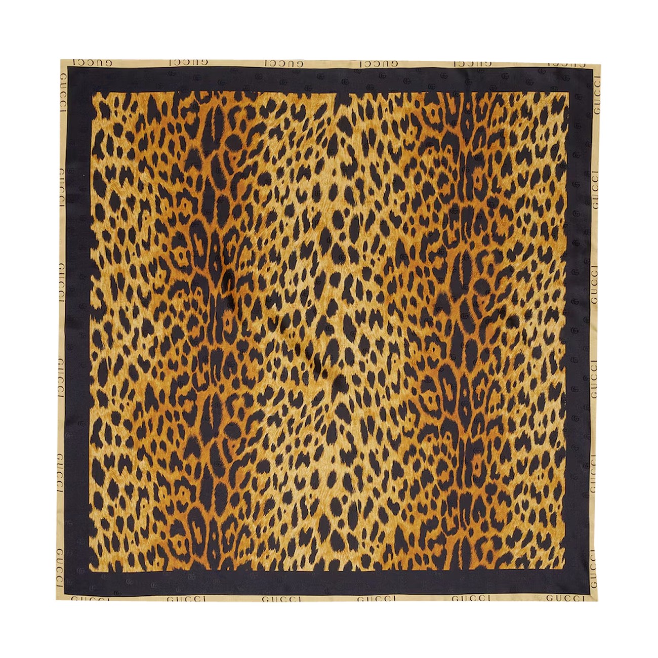 Gucci Women Printed Silk Twill Carre'