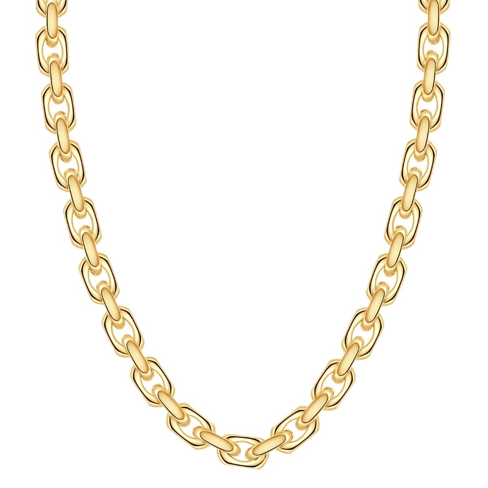 14k Yellow Gold Women's 24" Chain Necklace 42 Grams 8.5mm Thick