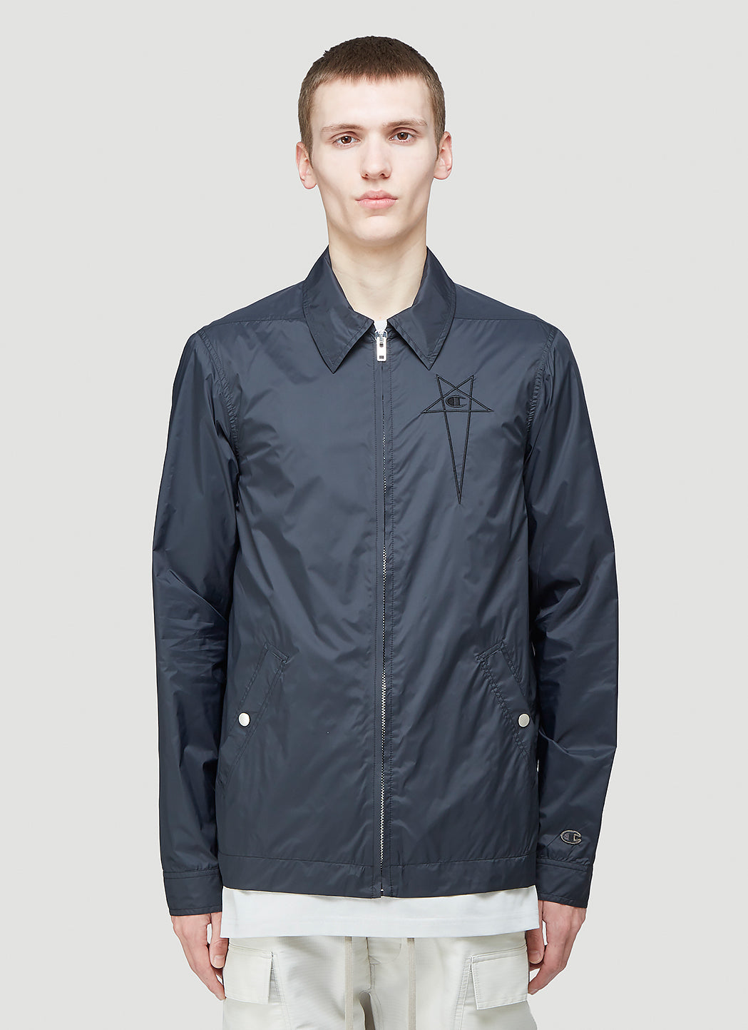 Rick Owens X Champion Men Worker Windbreaker Jacket