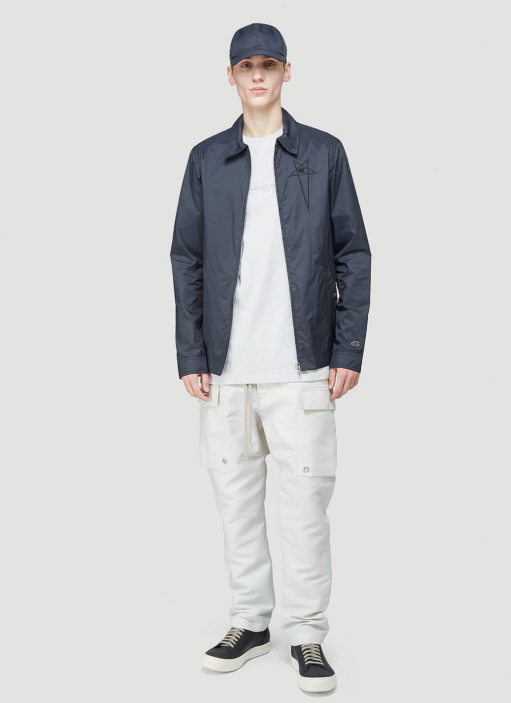 Rick Owens X Champion Men Worker Windbreaker Jacket