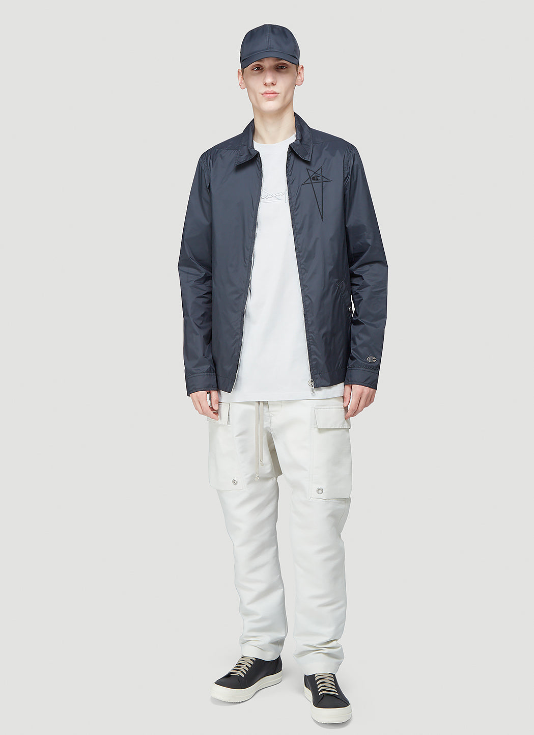 Rick Owens X Champion Men Worker Windbreaker Jacket