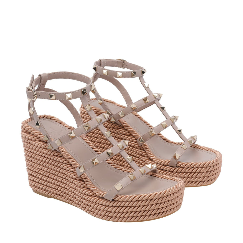 Valentino Garavani Women Rockstud Wedged Sandals