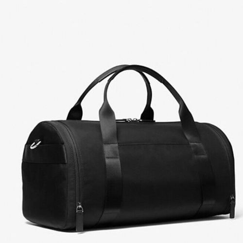 NWT Michael Kors Lautner Duffel Bag with Adjustable Strap In Black