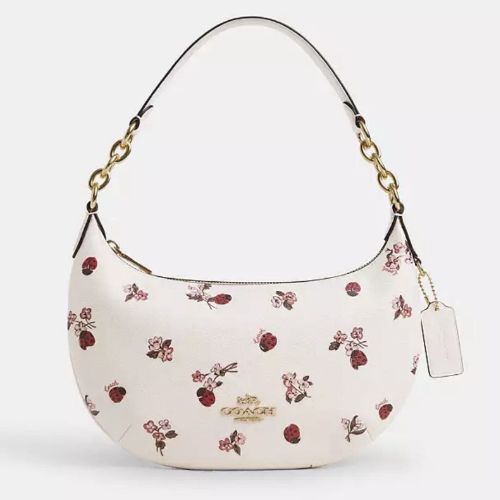NWT Coach Medium Payton Hobo Bag With Ladybug Floral Print