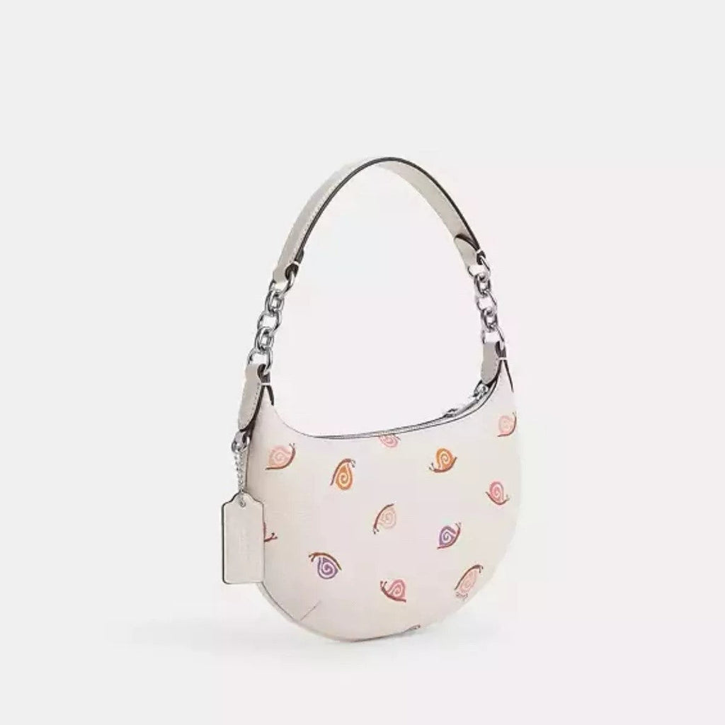NWT Coach Mini Payton With Snail Print In Printed Canvas & Leather