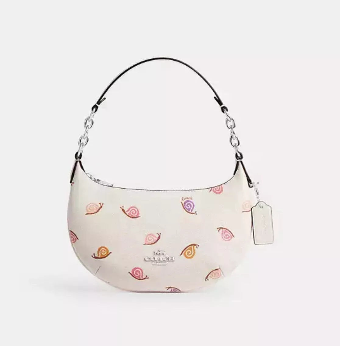 NWT Coach Mini Payton With Snail Print In Printed Canvas & Leather