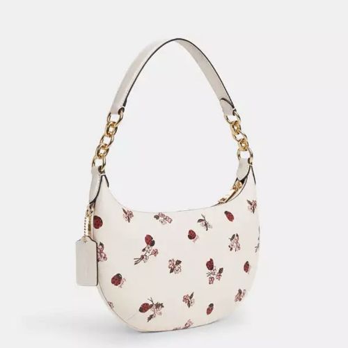 NWT Coach Medium Payton Hobo Bag With Ladybug Floral Print