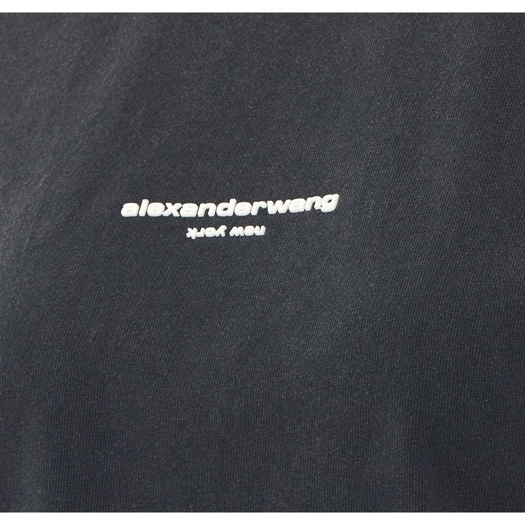 Alexander Wang Women Shrunken Logo T-Shirt