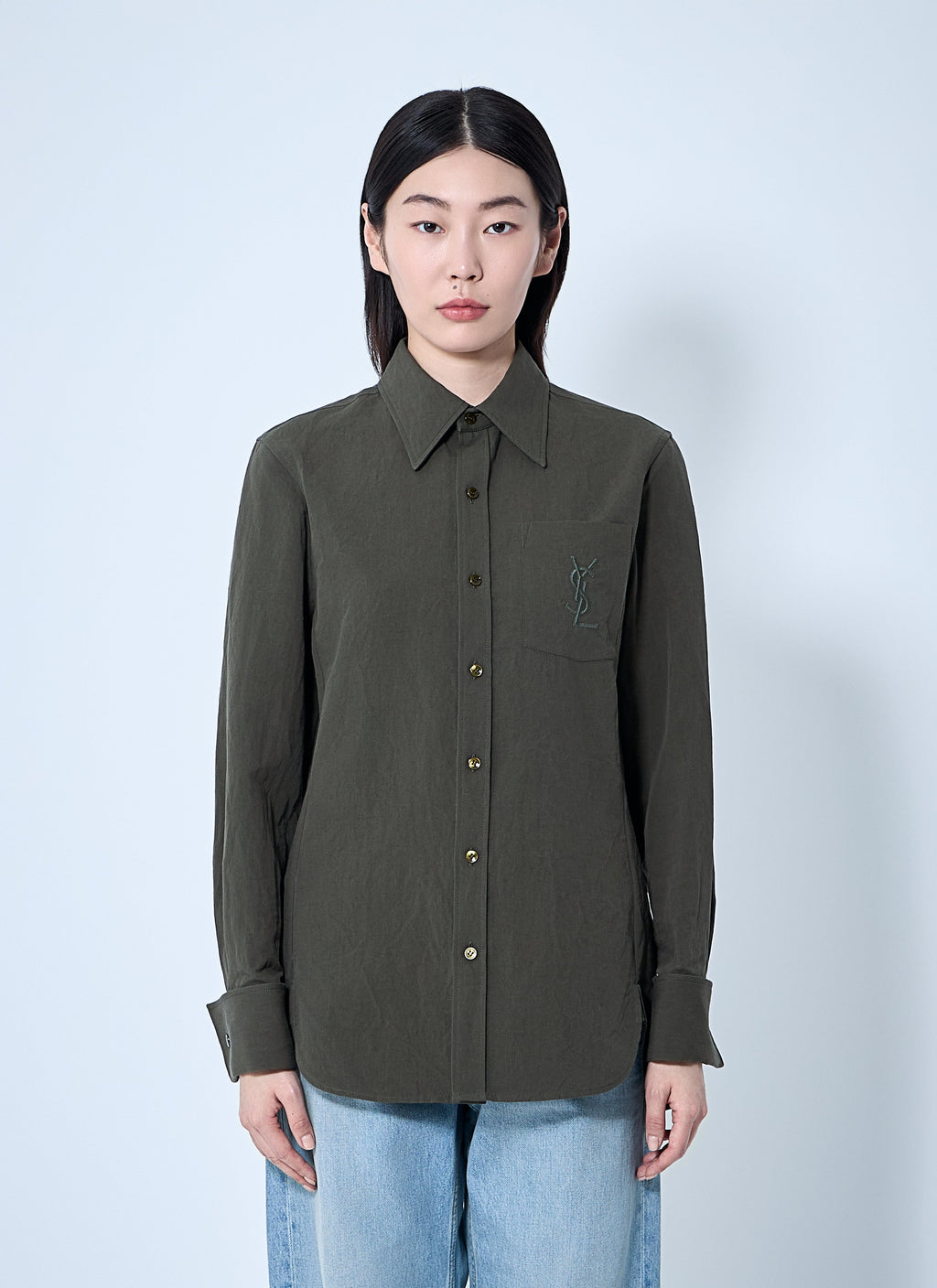 Saint Laurent Women Cassandre Shirt