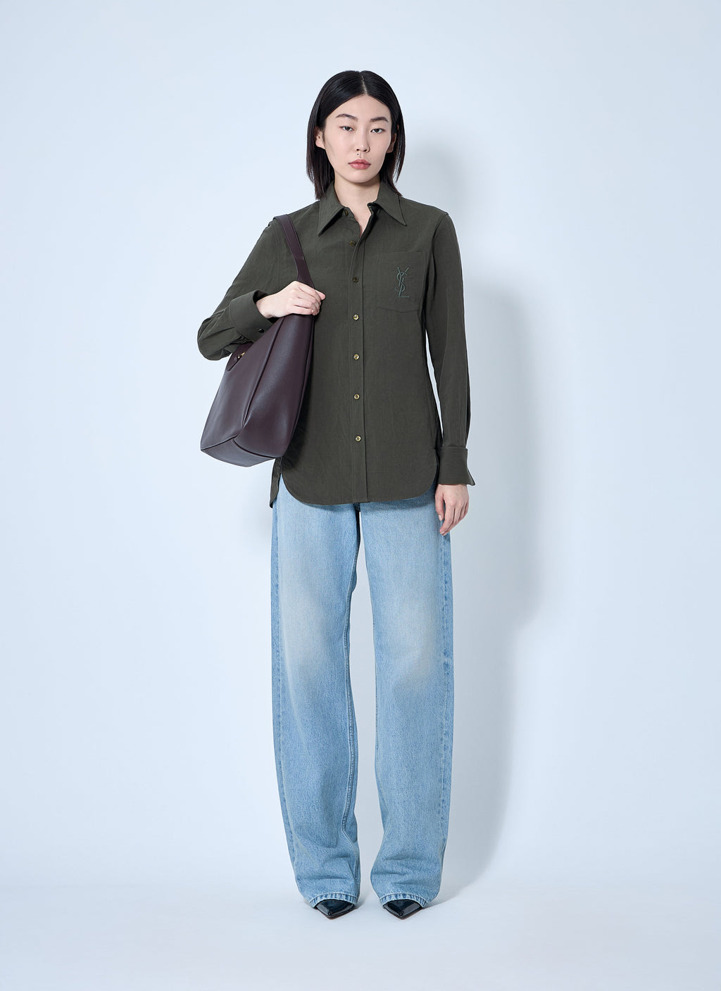 Saint Laurent Women Cassandre Shirt