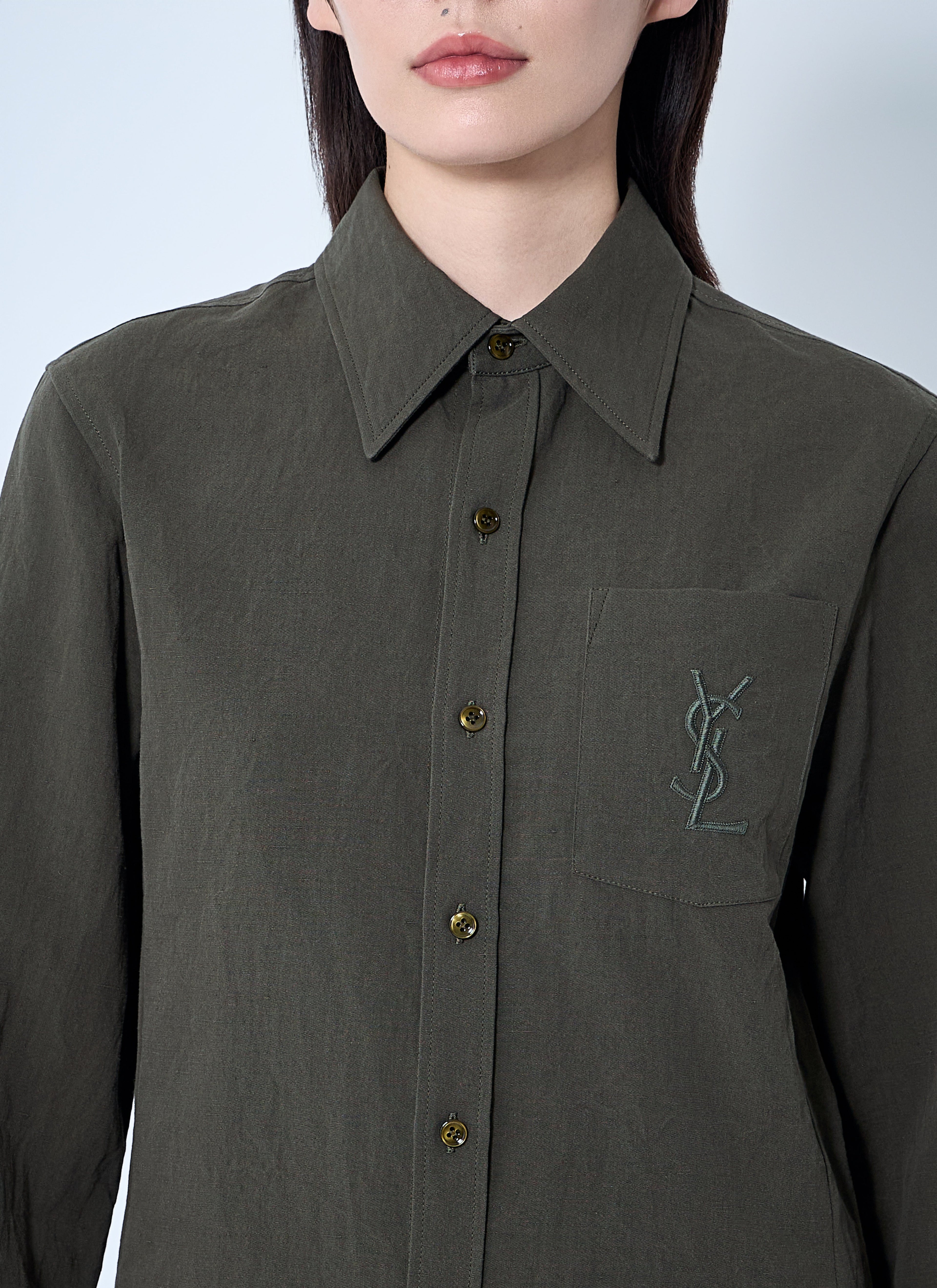 Saint Laurent Women Cassandre Shirt