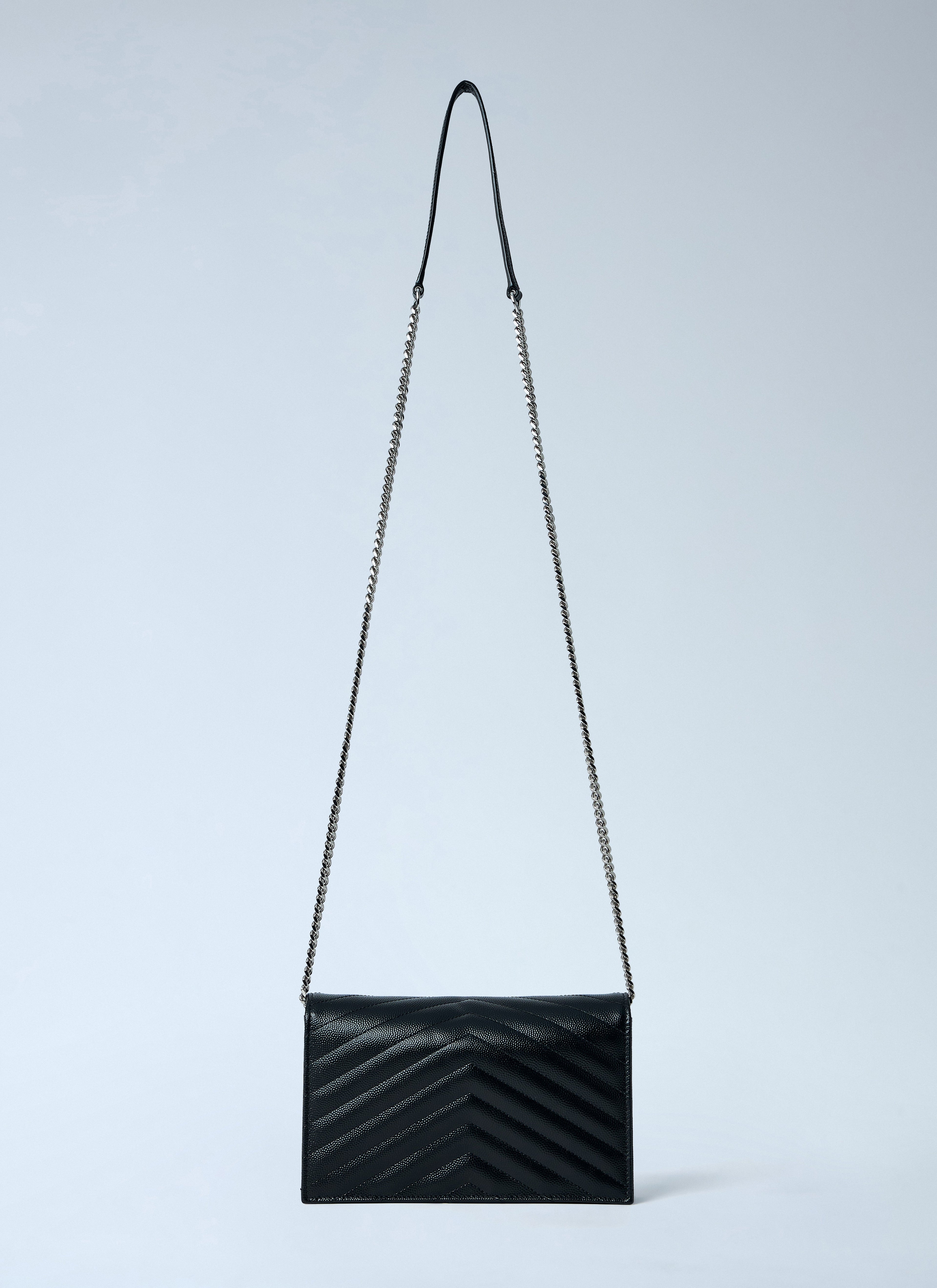 Saint Laurent Women Cassandre Envelop Chain Wallet