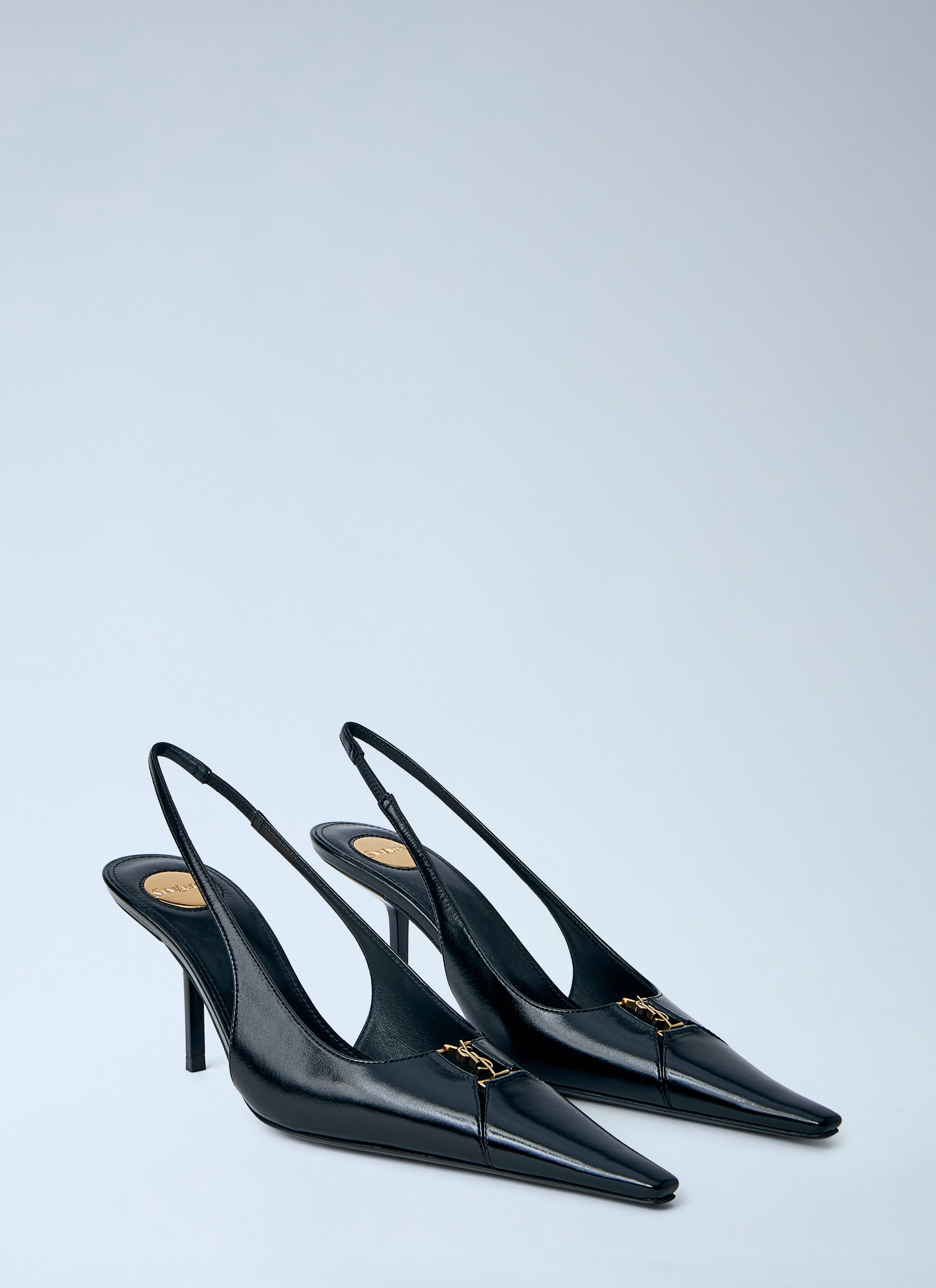 Saint Laurent Women Babylone Breteuil Slingback Pumps