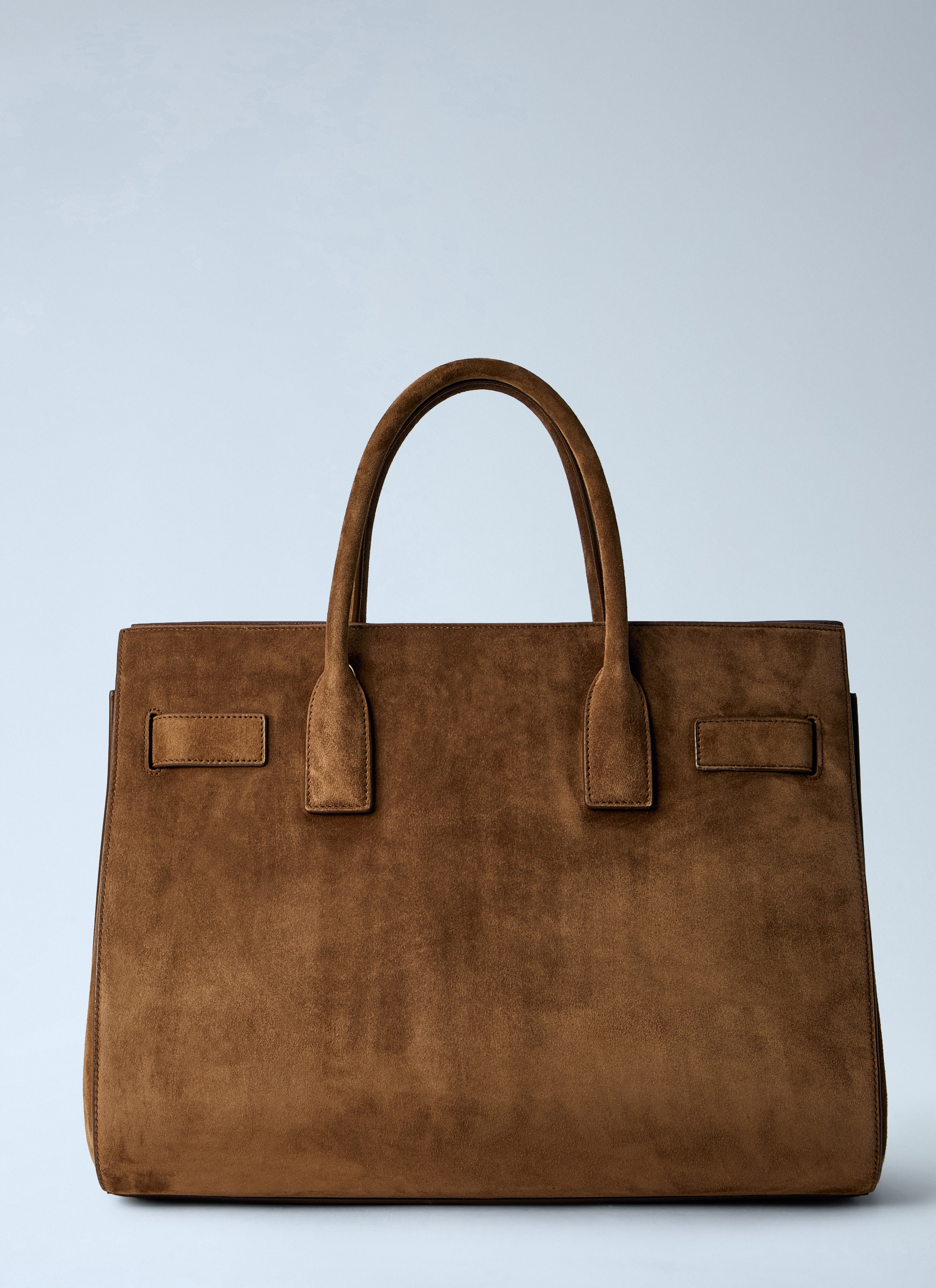 Saint Laurent Women Sac De Jour Suede Handbag