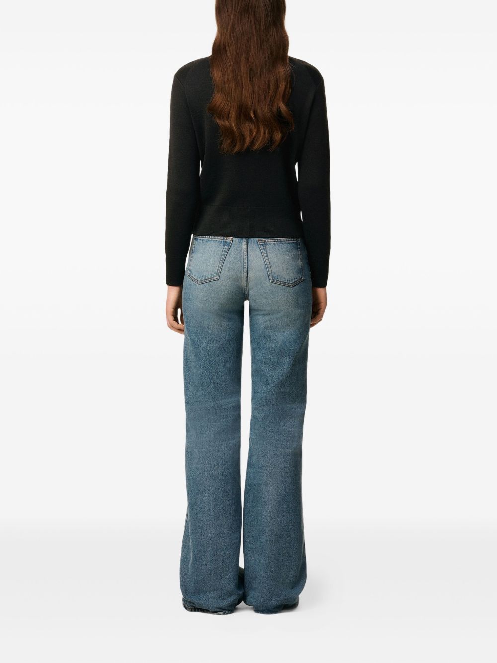 Ami Paris Women Ami De Coeur Wool Sweater