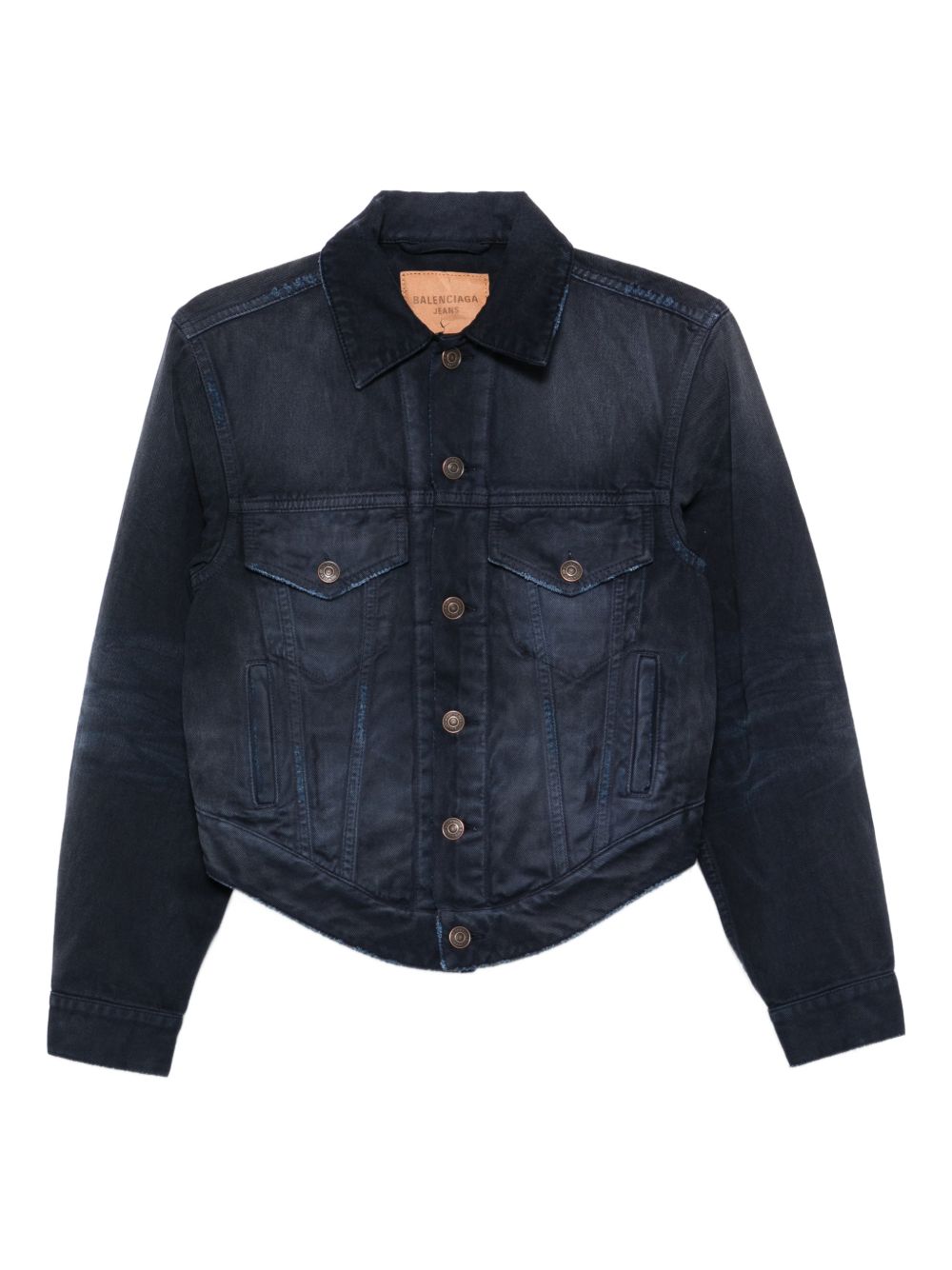 Balenciaga Women Denim Cotton Jacket