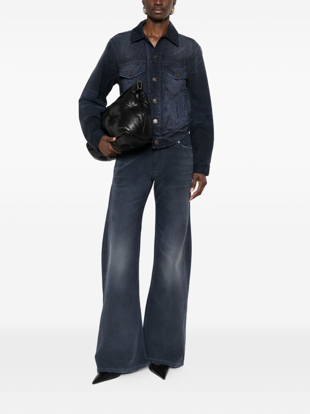 Balenciaga Women Denim Cotton Jacket