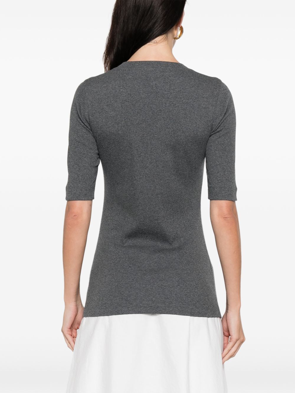 Brunello Cucinelli Women Cotton V-Necked Sweater
