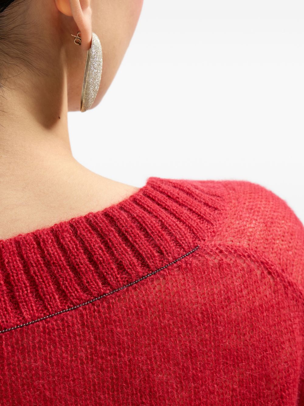 Brunello Cucinelli Women Wool V-Necked Jumper
