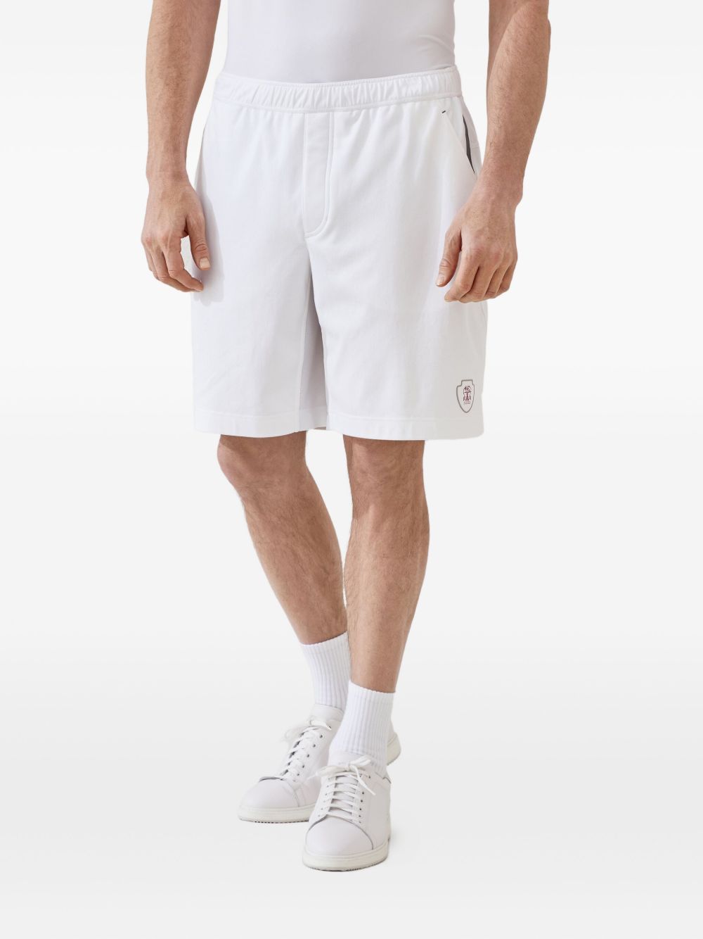Brunello Cucinelli Men Cotton Bermuda Shorts