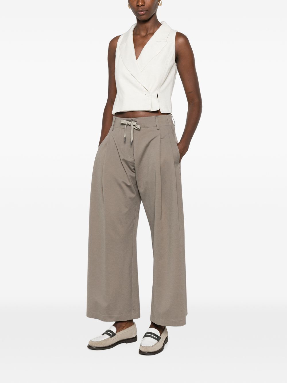Brunello Cucinelli Women Cotton Blend Trousers