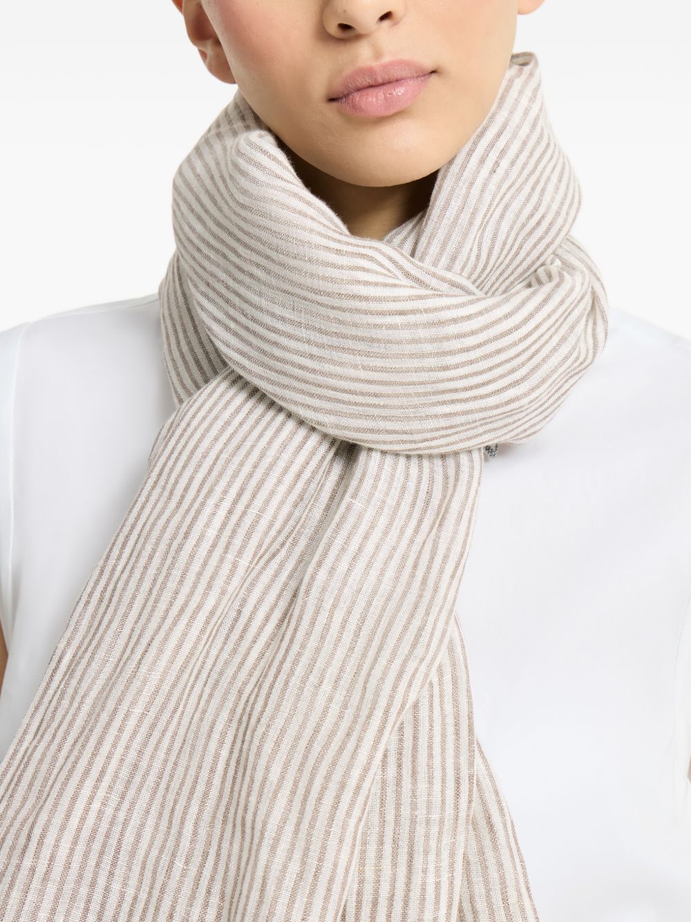 Brunello Cucinelli Women Linen Scarf