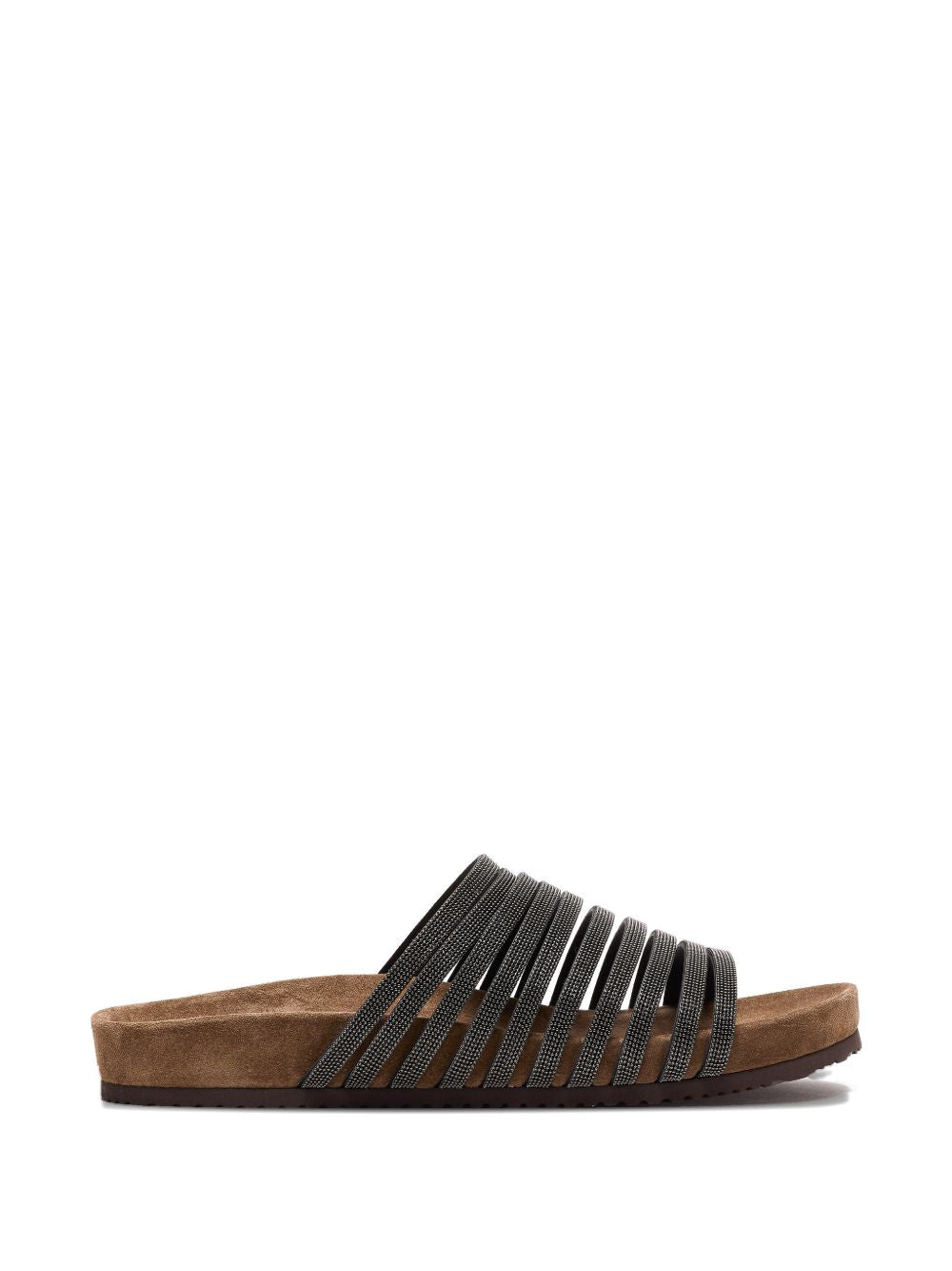 Brunello Cucinelli Women Leather Flat Sandals