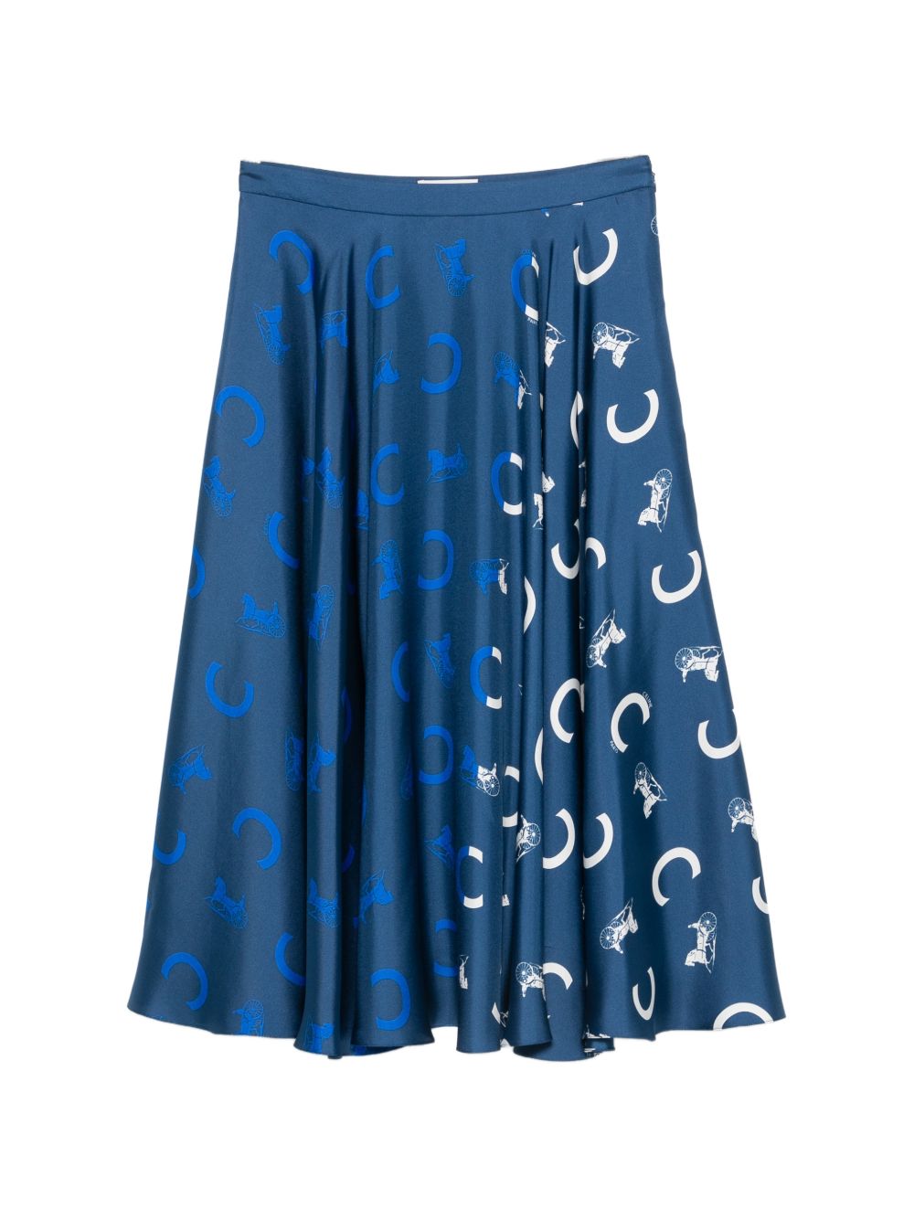 Celine Women Silk Long Skirt