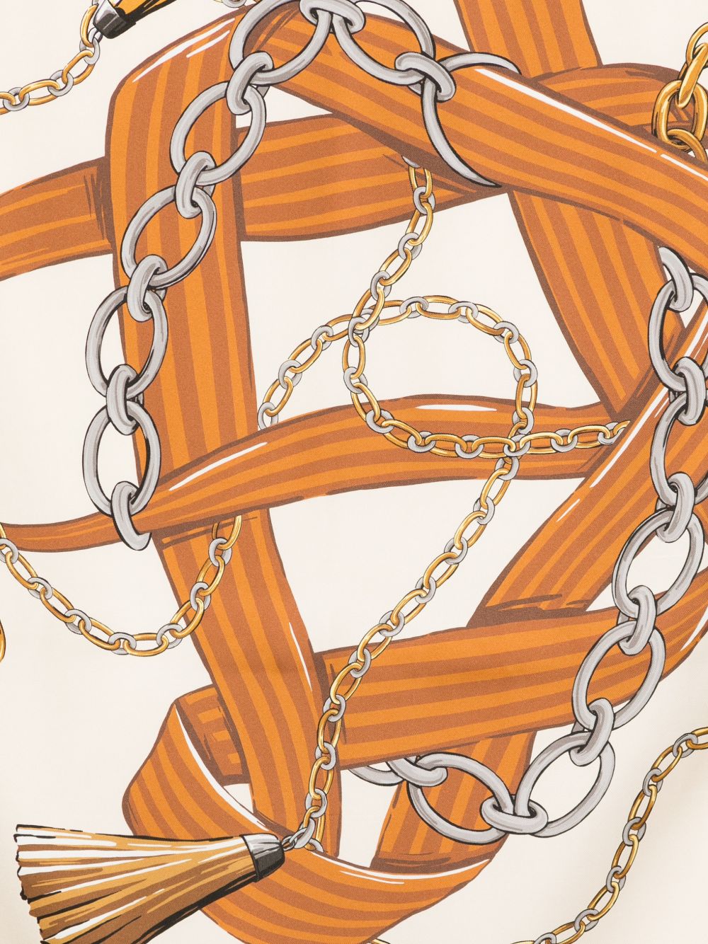 Celine Women Printed Silk Foulard