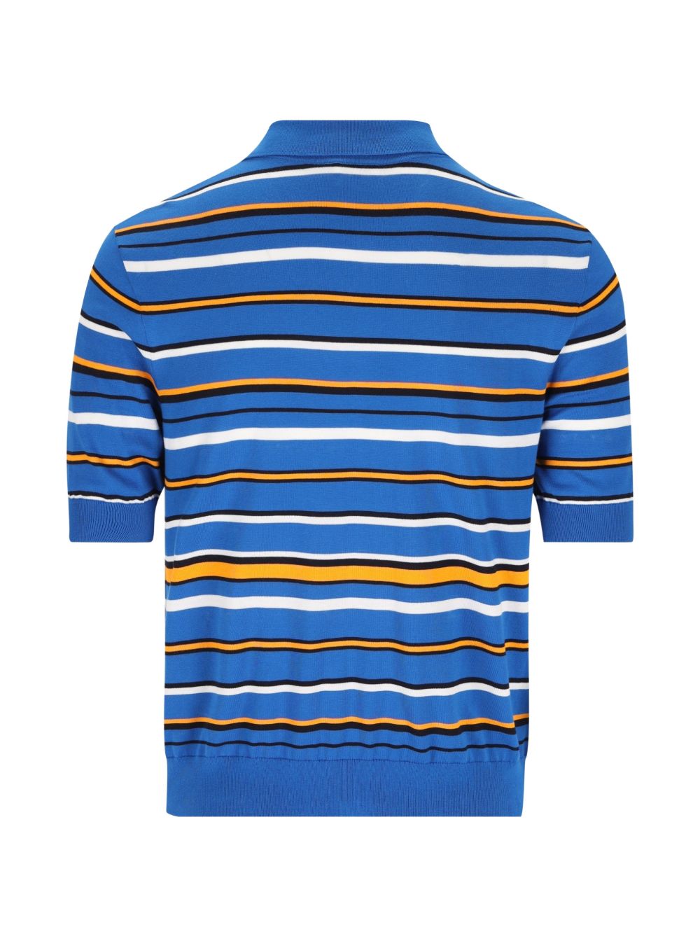 Celine Men Striped Cotton Polo Shirt