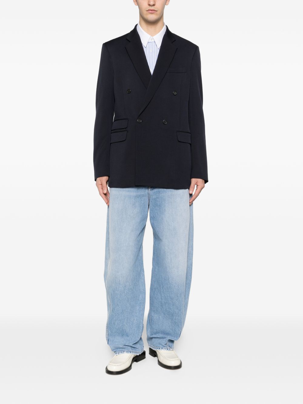 Celine Men Striped Cotton Shirt