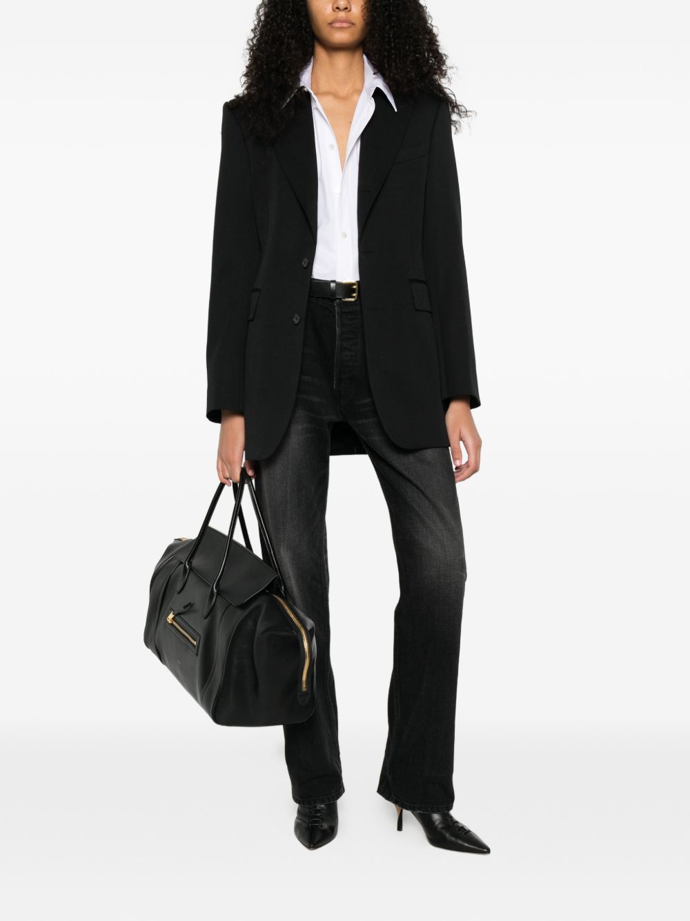 Celine Women Wool Single-Breasted Blazer Jacket