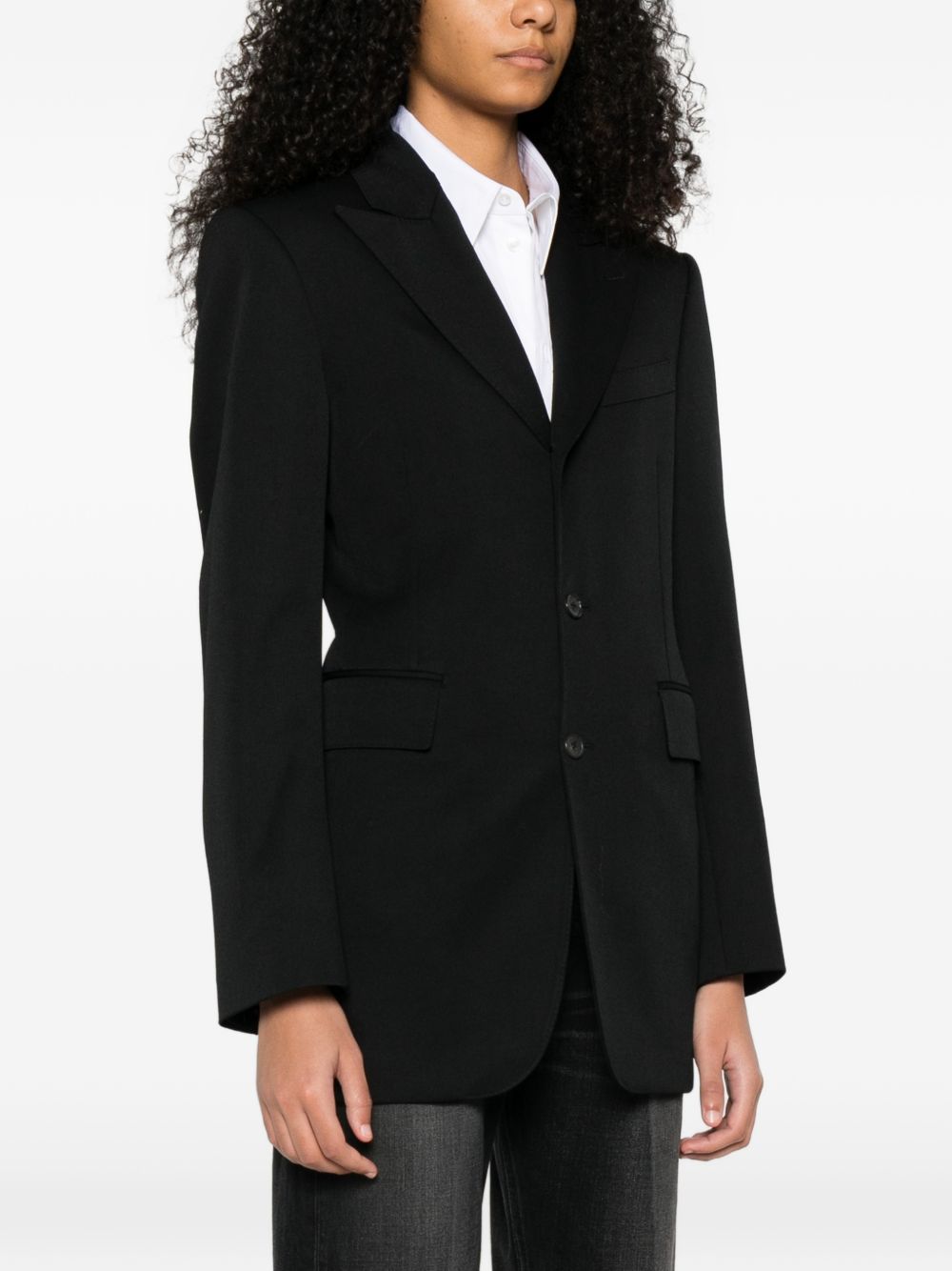 Celine Women Wool Single-Breasted Blazer Jacket