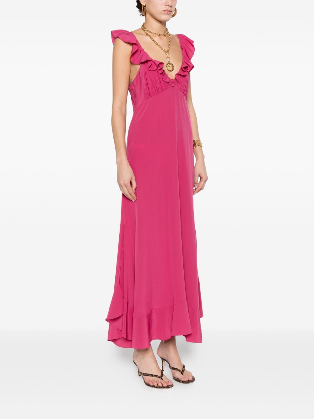 Chloé Women Silk Long Dress