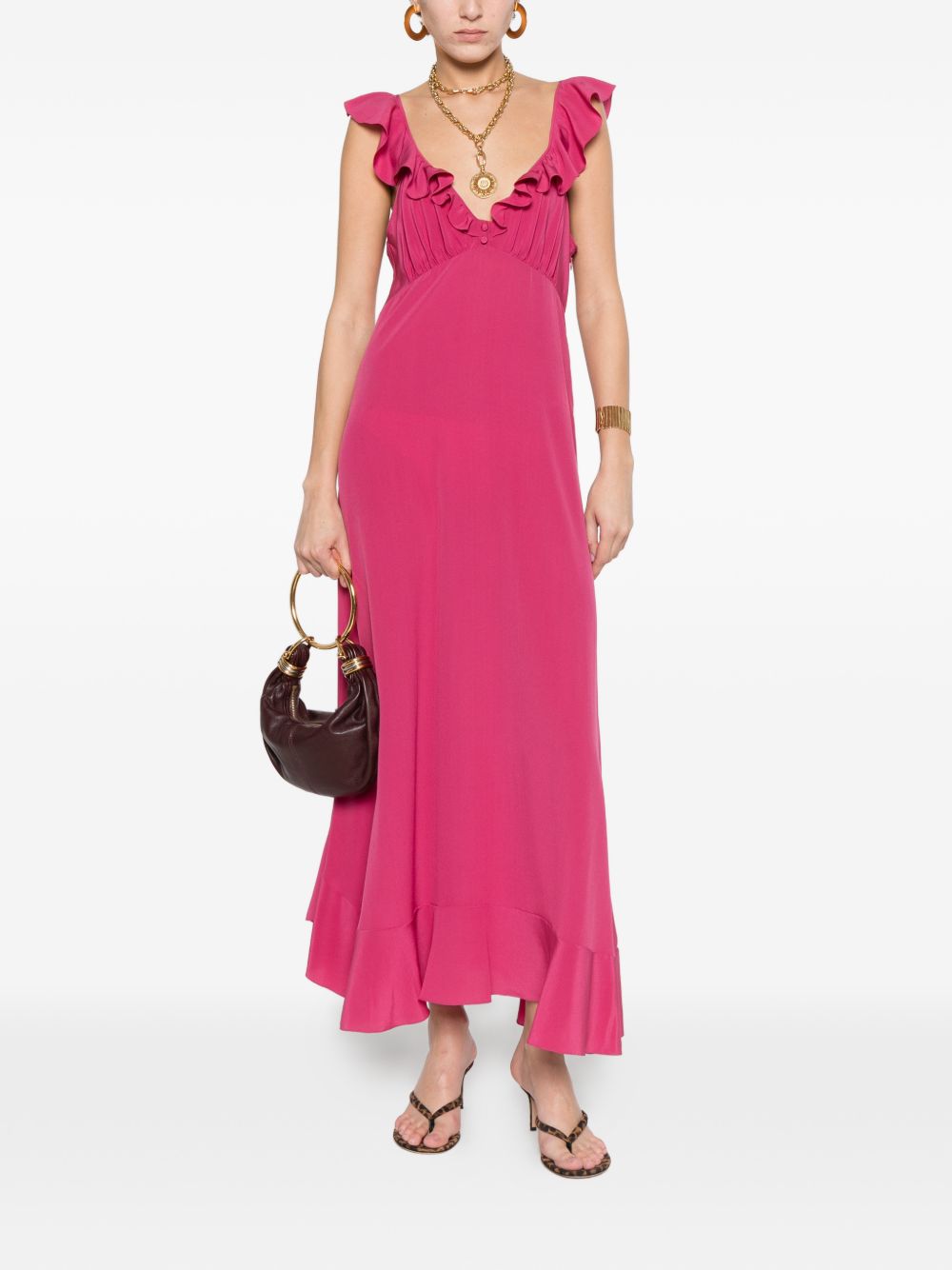 Chloé Women Silk Long Dress