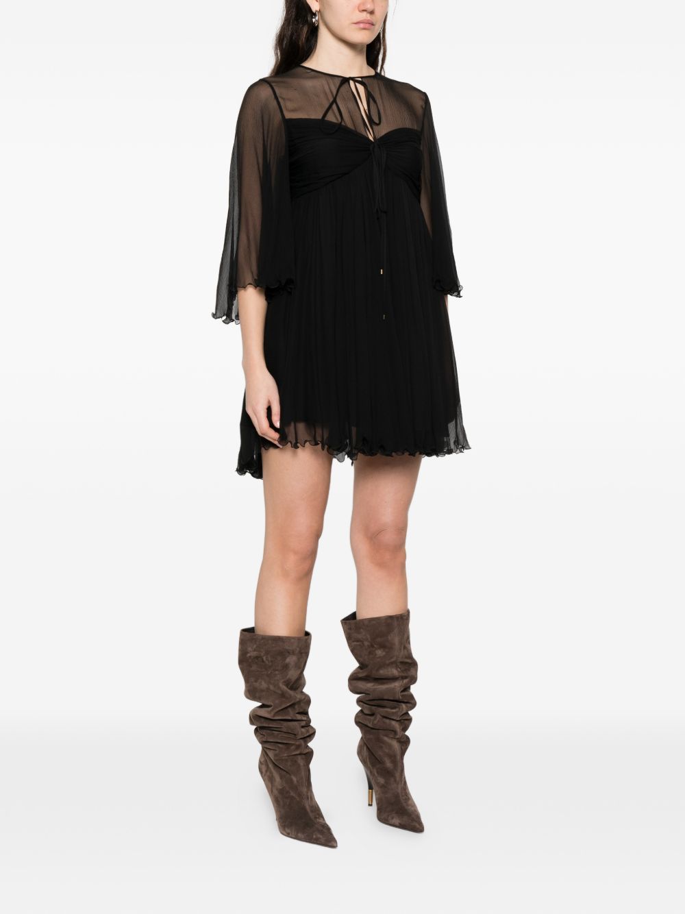 Chloé Women Silk Mini Dress