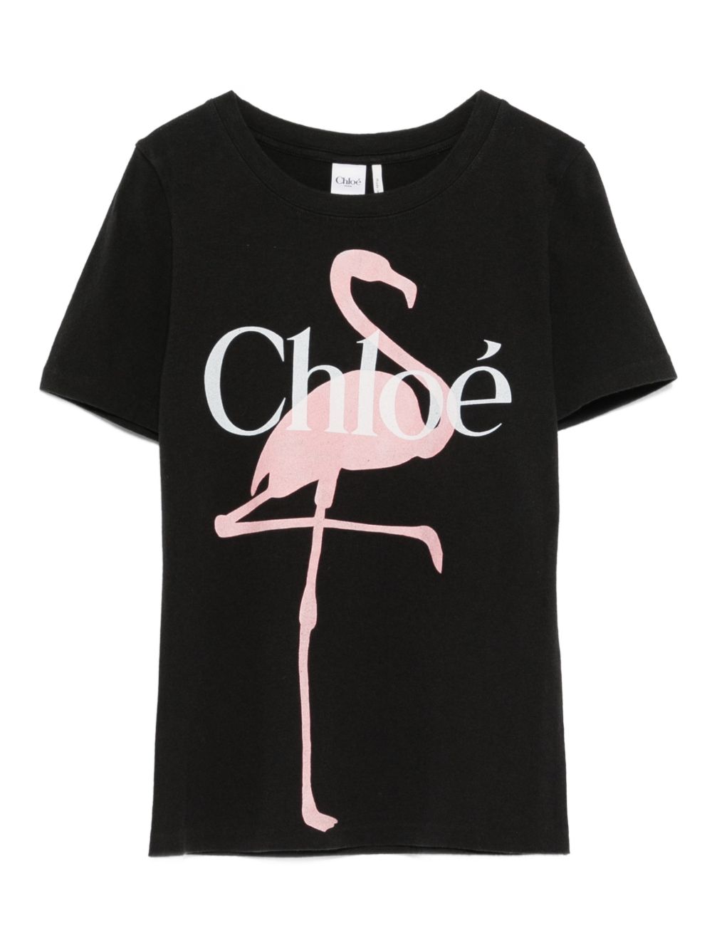 Chloé Women Printed Cotton T-Shirt