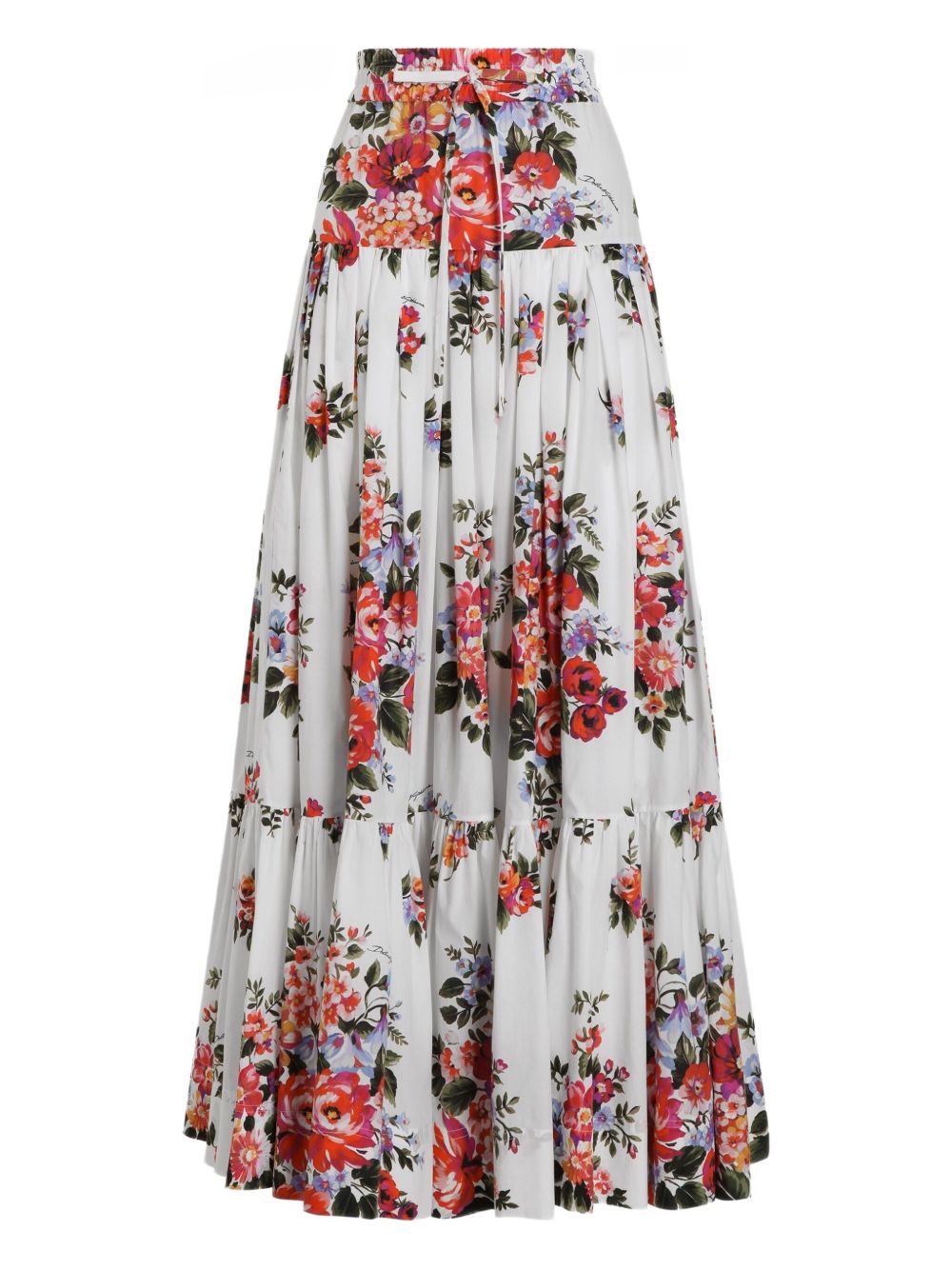 Dolce & Gabbana Women Flower Print Long Skirt