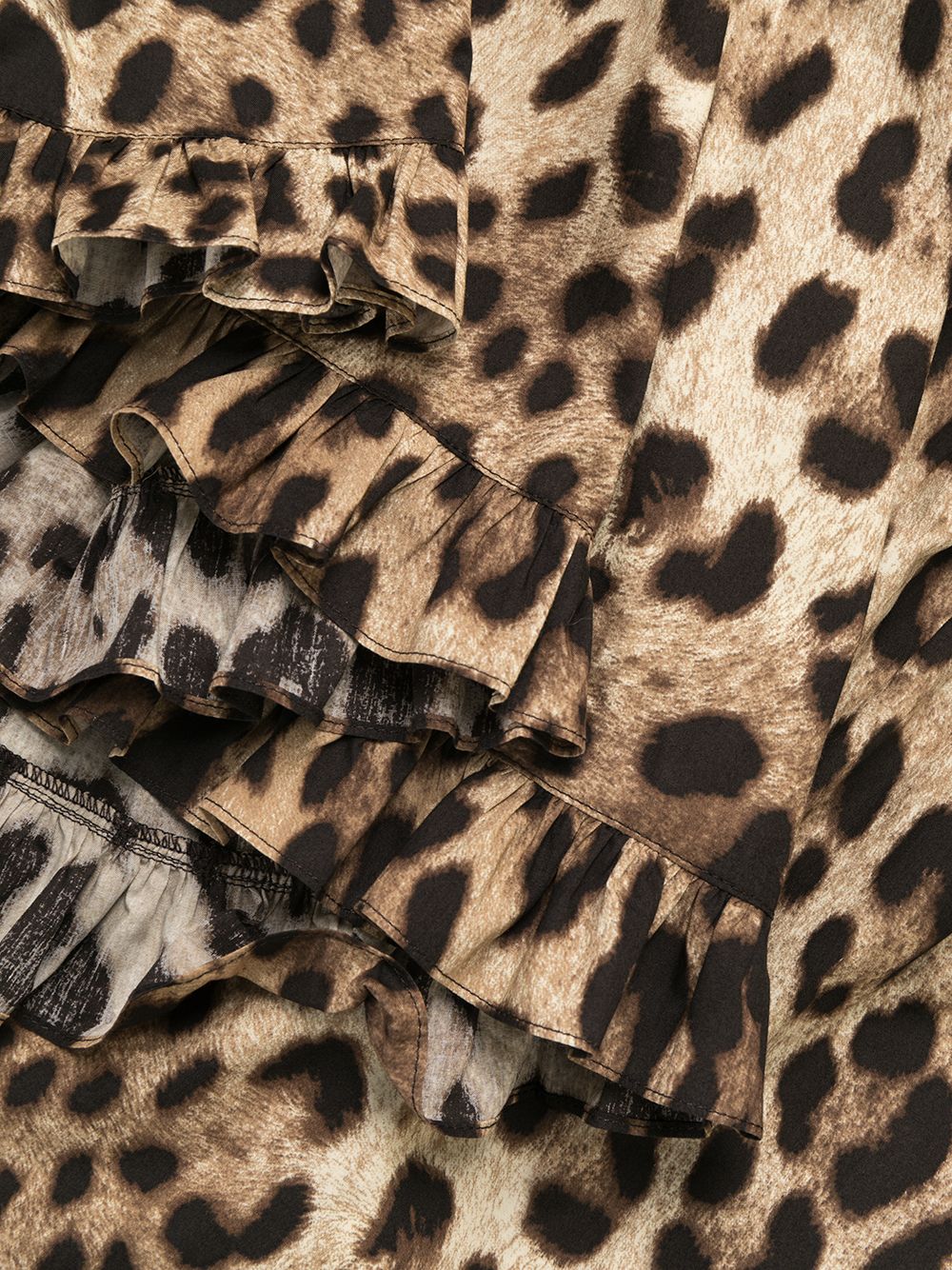 Dolce & Gabbana Women Leopard Print Short Dress